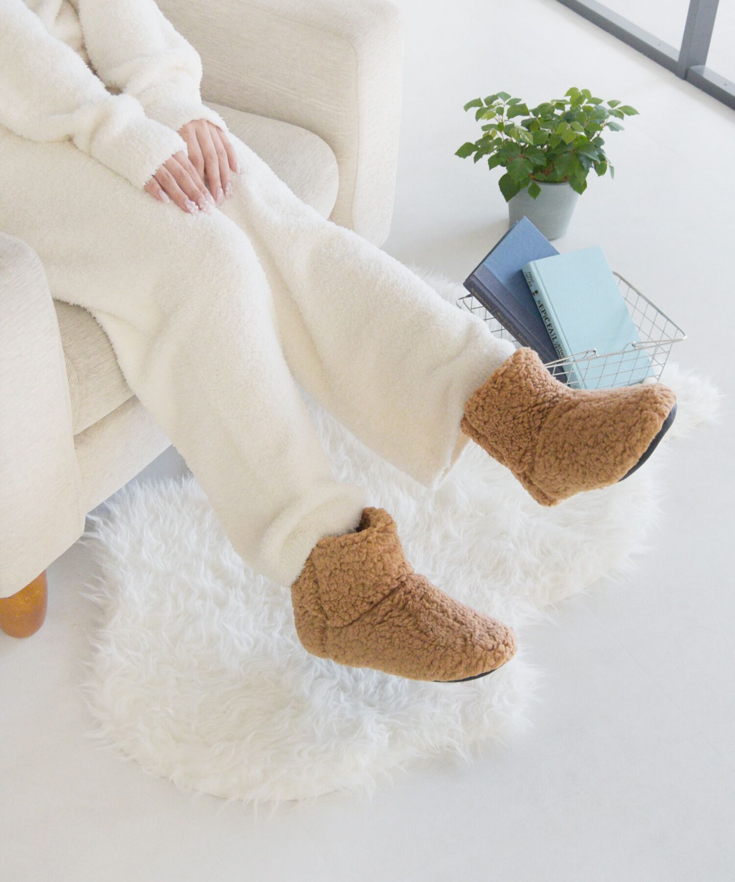 ORiental TRaffic「【WEB限定】 ボア ルームシューズ ブーツ/G-0011」|その他|