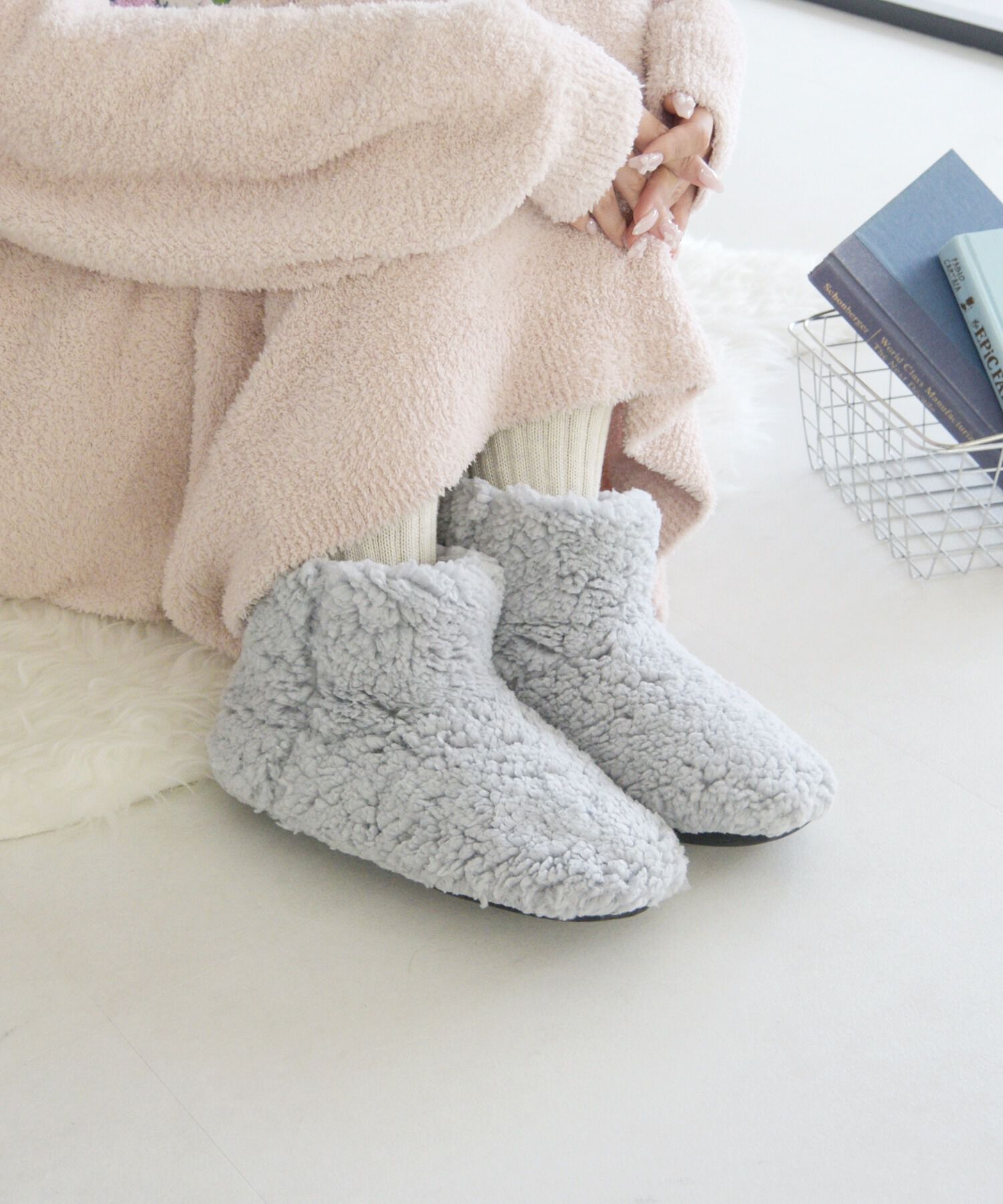 ORiental TRaffic「【WEB限定】 ボア ルームシューズ ブーツ/G-0011」|その他|