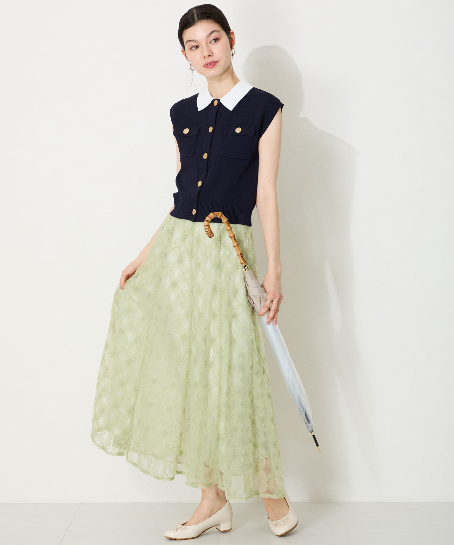 ORiental TRaffic「【防水】 ラウンドトゥ ヒール レインパンプス /R-1023 晴雨兼用 パンプス バレエシューズ クッション」|パンプス|