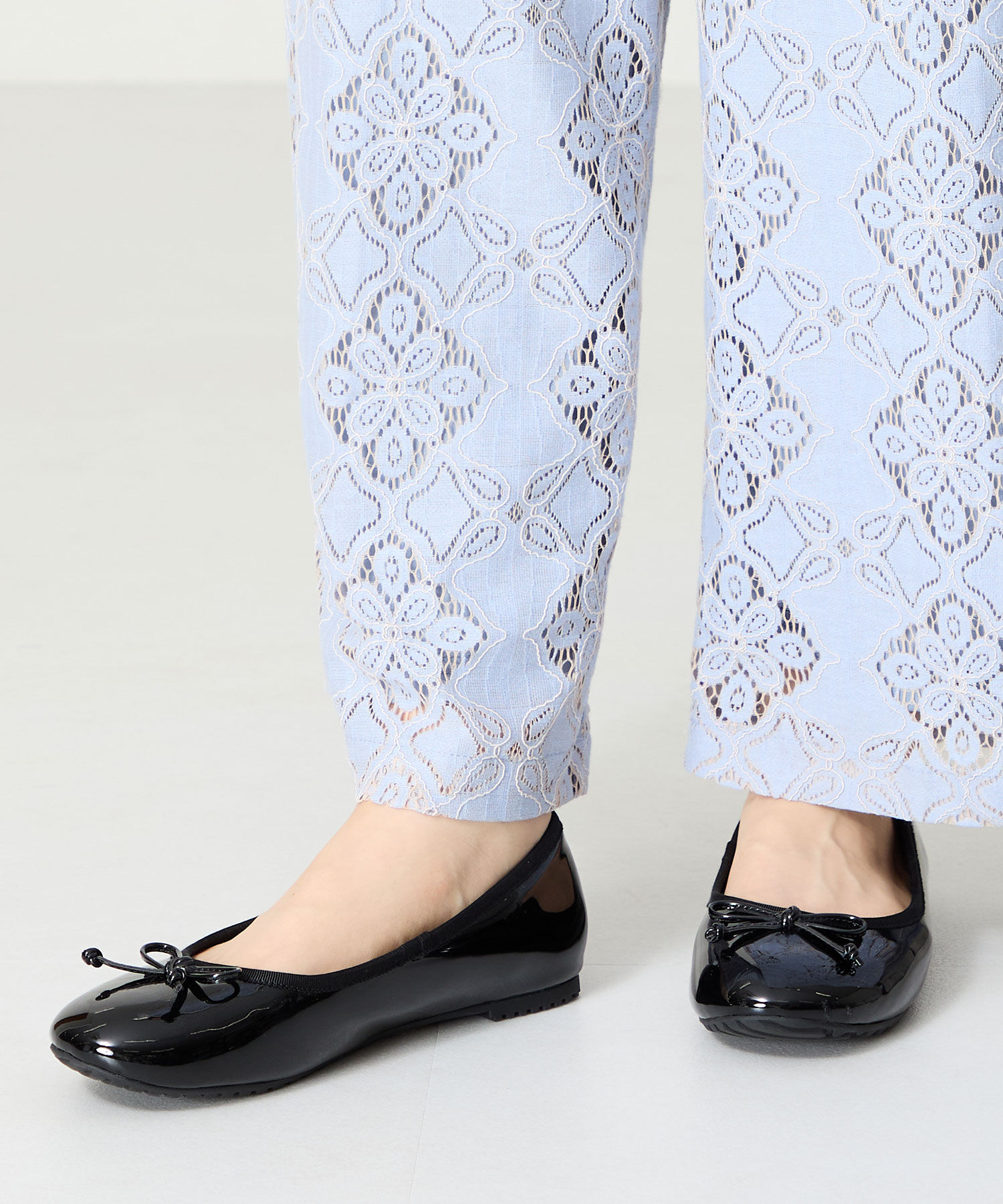 ORiental TRaffic「【防水】バレエ レインパンプス /R-1025 晴雨兼用 バレエシューズ フラット クッション」|パンプス|