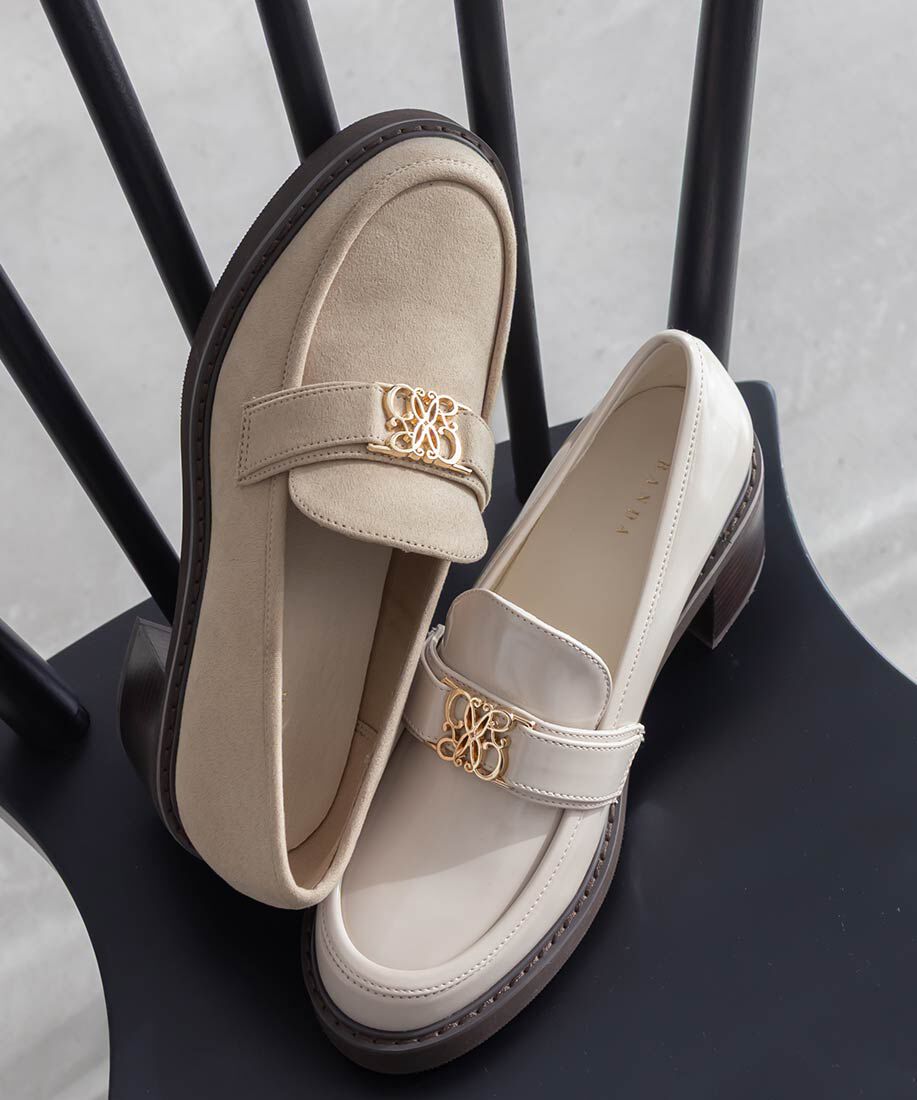  「モノグラムベルトボリュームローファー」|ローファー|