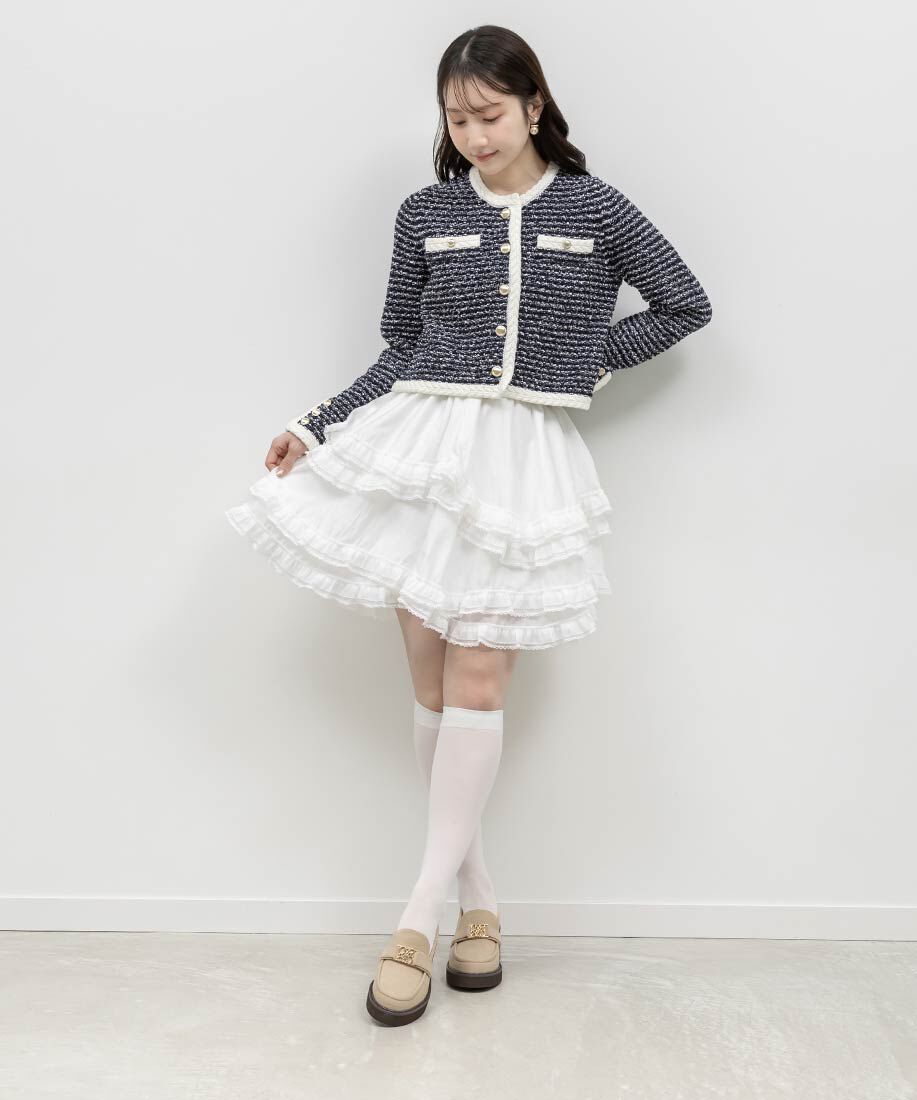  「モノグラムベルトボリュームローファー」|ローファー|