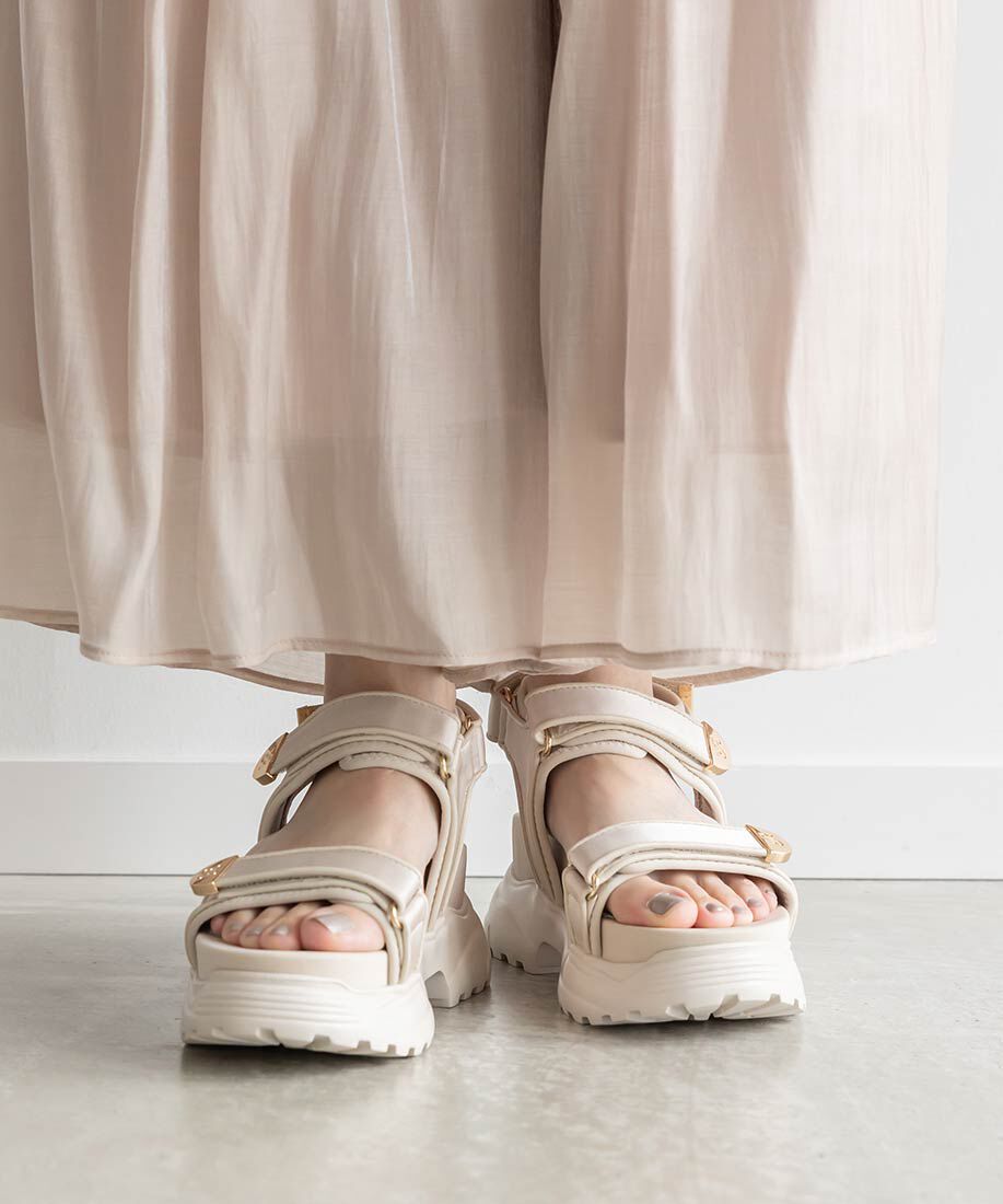  「モノグラムベルトスポーツサンダル」|サンダル|