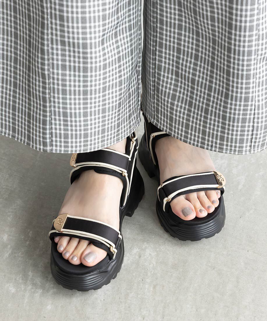  「モノグラムベルトスポーツサンダル」|サンダル|