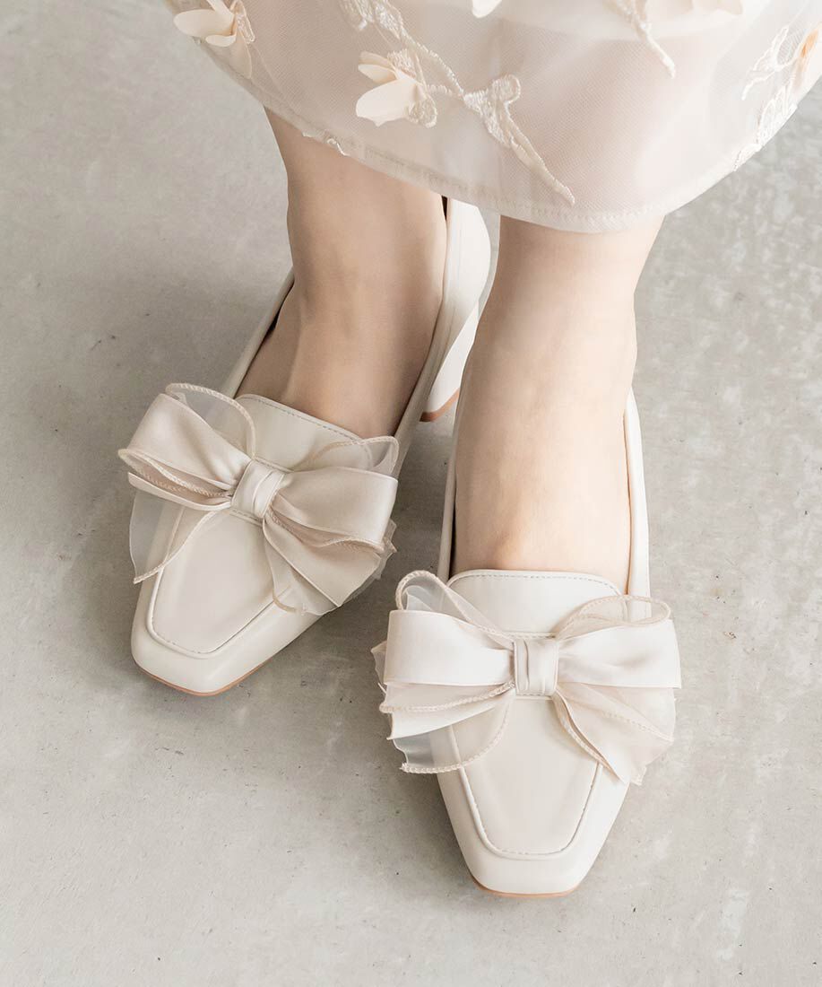  「2WAY モノグラムローファーシューズ」|ローファー|