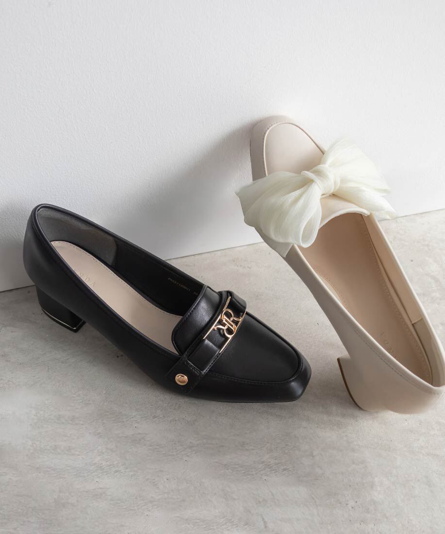  「2WAY スクエアトゥローファー」|ローファー|