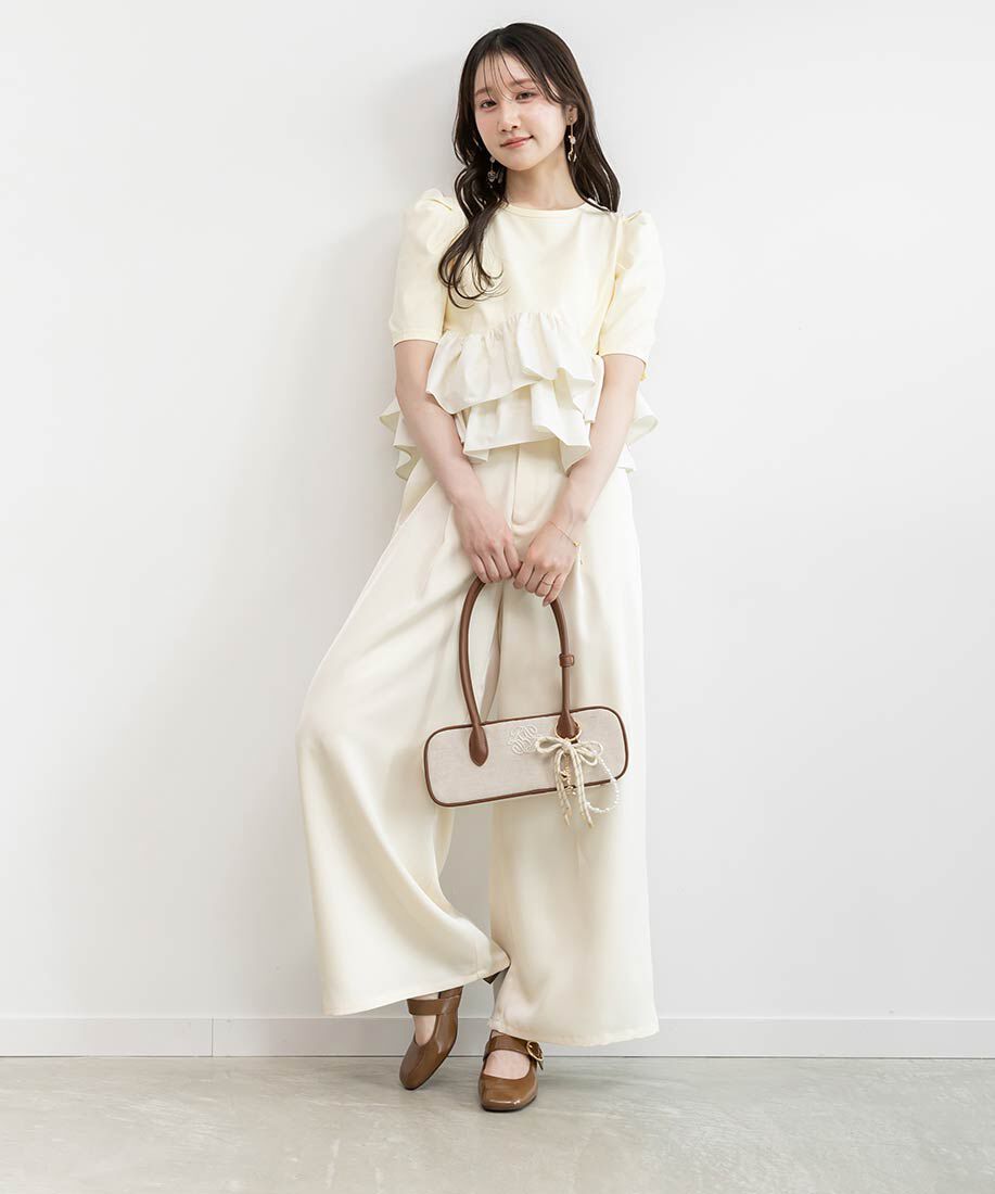  「モノグラムバックルメリージェーンパンプス」|パンプス|