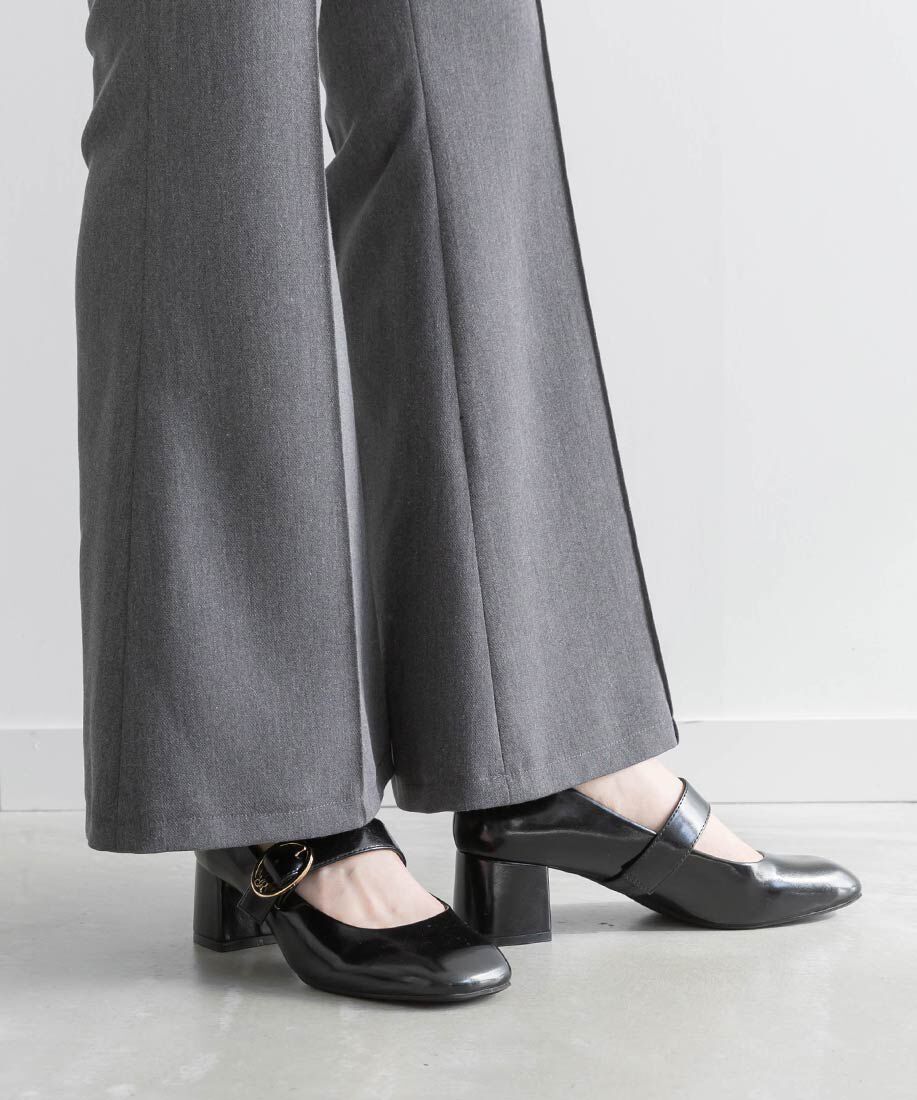  「モノグラムバックルメリージェーンパンプス」|パンプス|