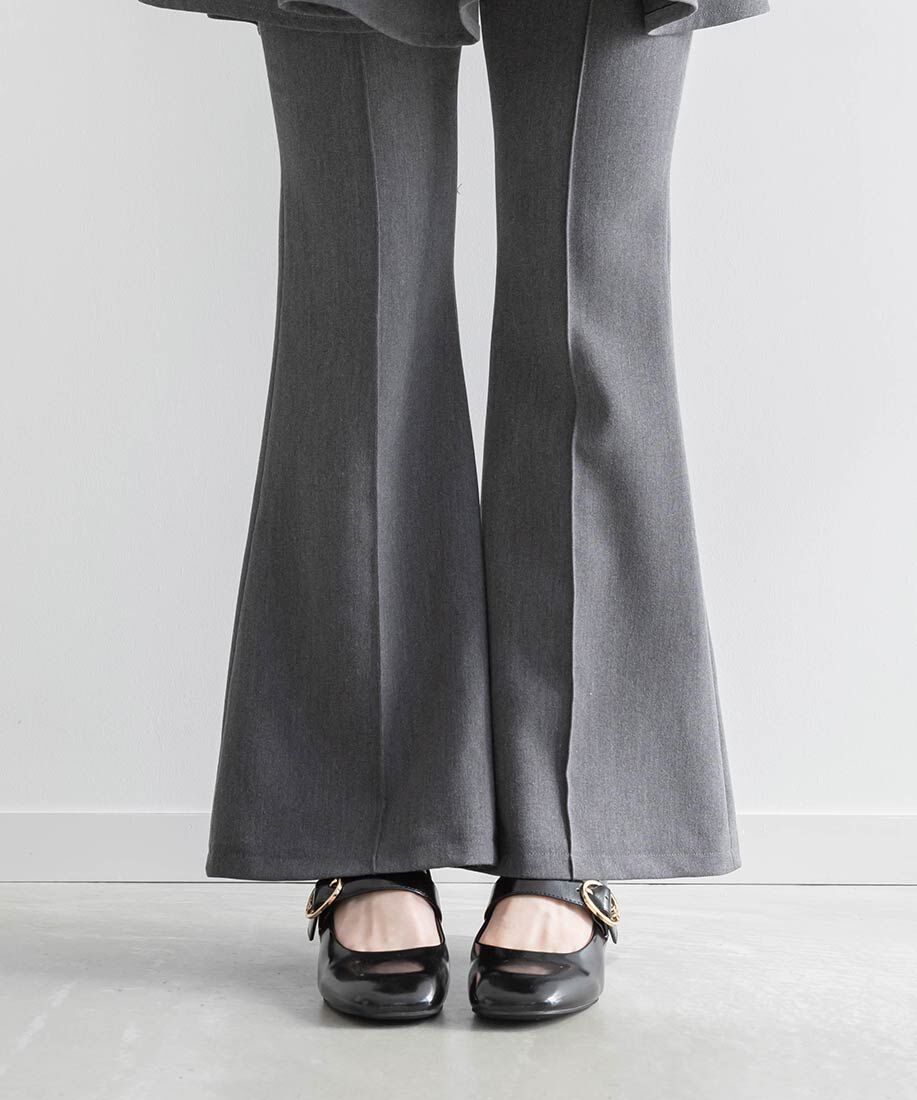  「モノグラムバックルメリージェーンパンプス」|パンプス|