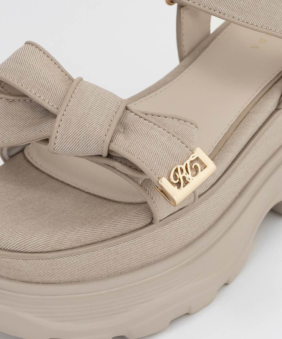  「パイピングリボンスポーツサンダル」|サンダル|