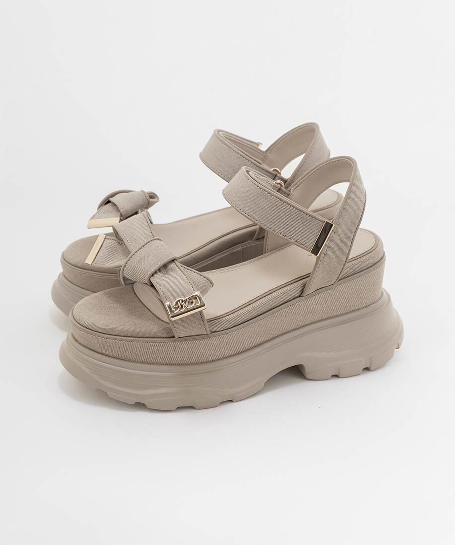  「パイピングリボンスポーツサンダル」|サンダル|