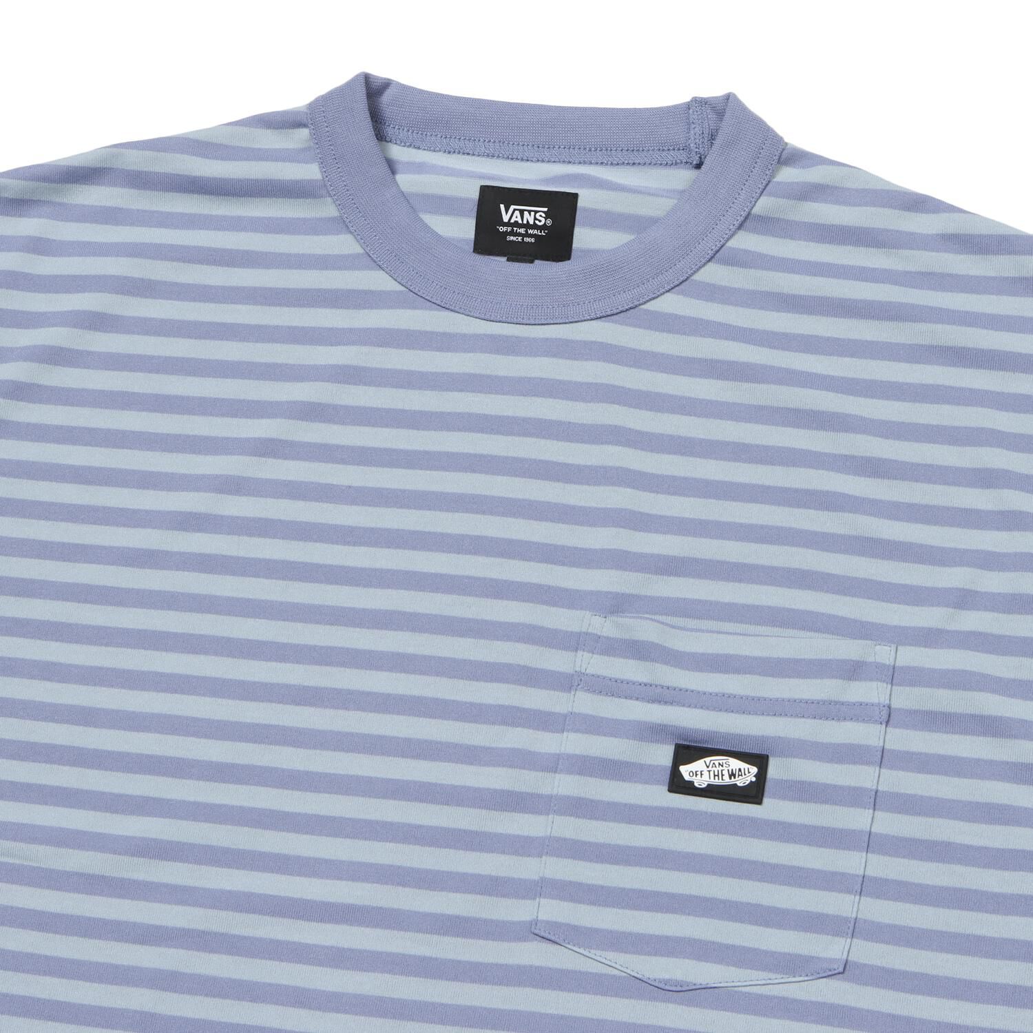 VANS「【VANSｱﾊﾟﾚﾙ(WJ)】CAVE Crew Neck Boarder S TEE」|Tシャツ・カットソー|