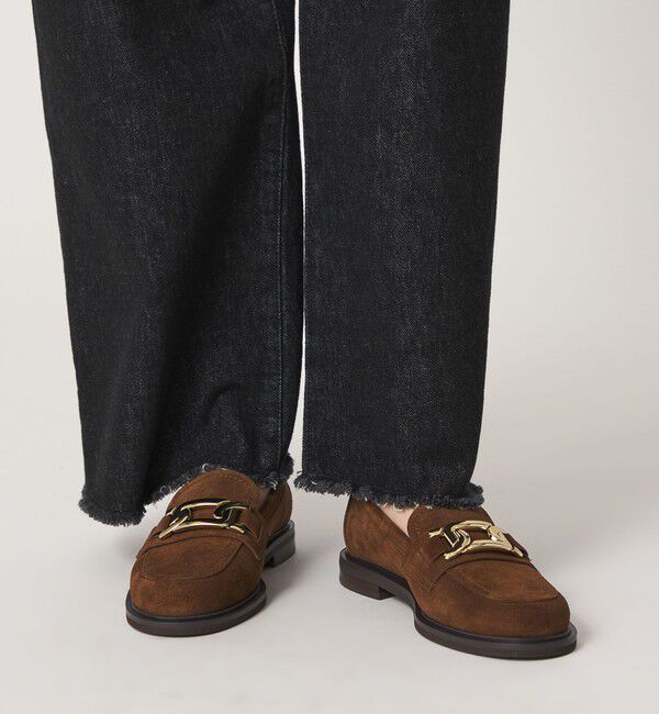 ODETTE E ODILE「チェーンモチーフローファーフラット20&uarr;」|ローファー|