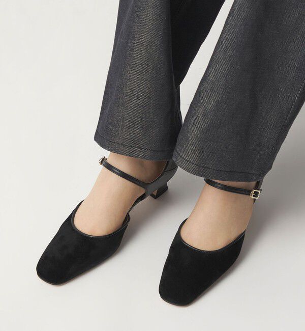 ODETTE E ODILE「スクエアセパレートベルト パンプス45&uarr;」|パンプス|