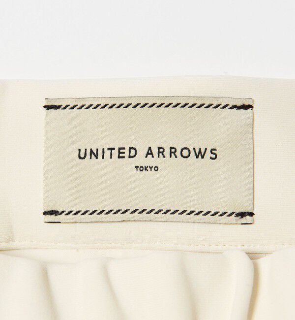 UNITED ARROWS「SPONGY タック ワイドパンツ」|スラックス|