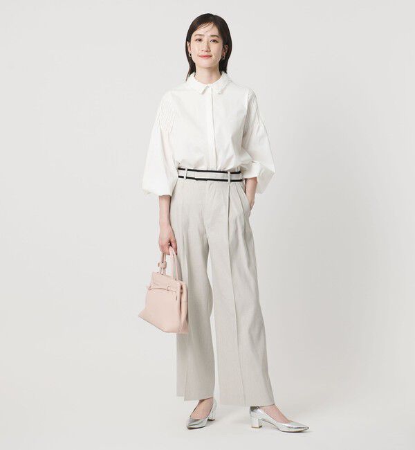 UNITED ARROWS「チュールカラー 2WAY ブラウス」|シャツ・ブラウス|