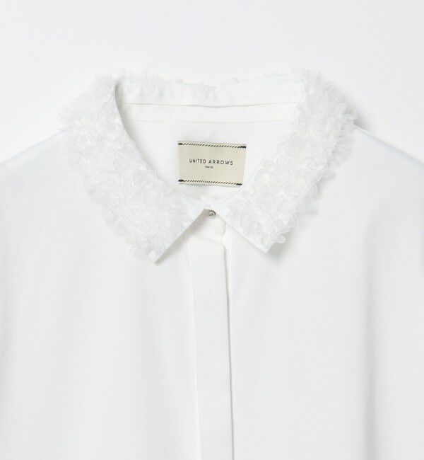 UNITED ARROWS「チュールカラー 2WAY ブラウス」|シャツ・ブラウス|