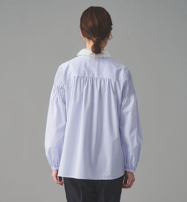 UNITED ARROWS「チュールカラー 2WAY ブラウス」|シャツ・ブラウス|