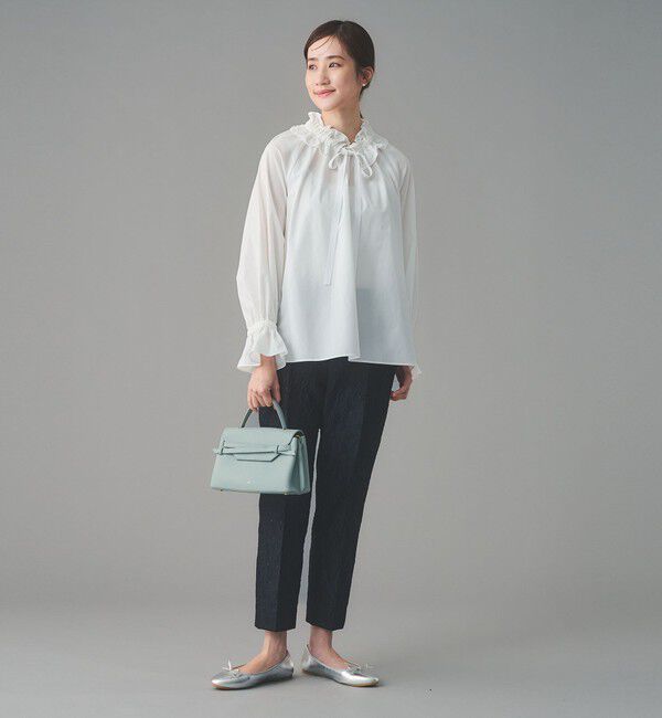 UNITED ARROWS「レースフリルカラー 2WAY ブラウス ‐はっ水‐」|シャツ・ブラウス|