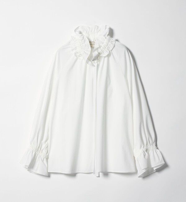 UNITED ARROWS「レースフリルカラー 2WAY ブラウス ‐はっ水‐」|シャツ・ブラウス|