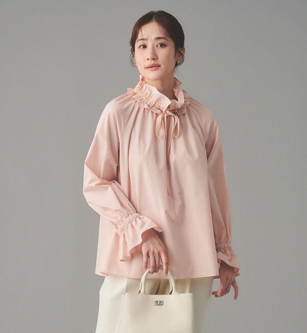 UNITED ARROWS「レースフリルカラー 2WAY ブラウス ‐はっ水‐」|シャツ・ブラウス|