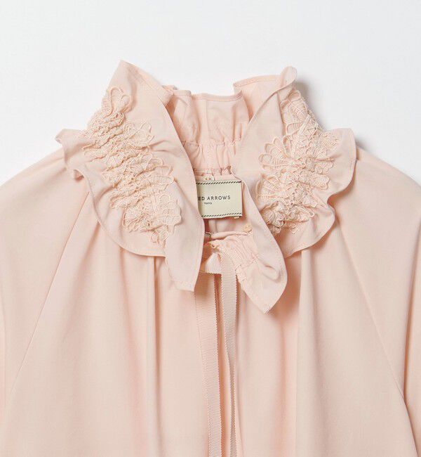 UNITED ARROWS「レースフリルカラー 2WAY ブラウス ‐はっ水‐」|シャツ・ブラウス|