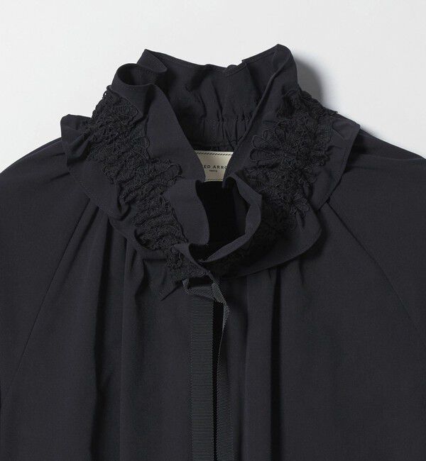 UNITED ARROWS「レースフリルカラー 2WAY ブラウス ‐はっ水‐」|シャツ・ブラウス|