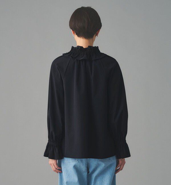 UNITED ARROWS「レースフリルカラー 2WAY ブラウス ‐はっ水‐」|シャツ・ブラウス|