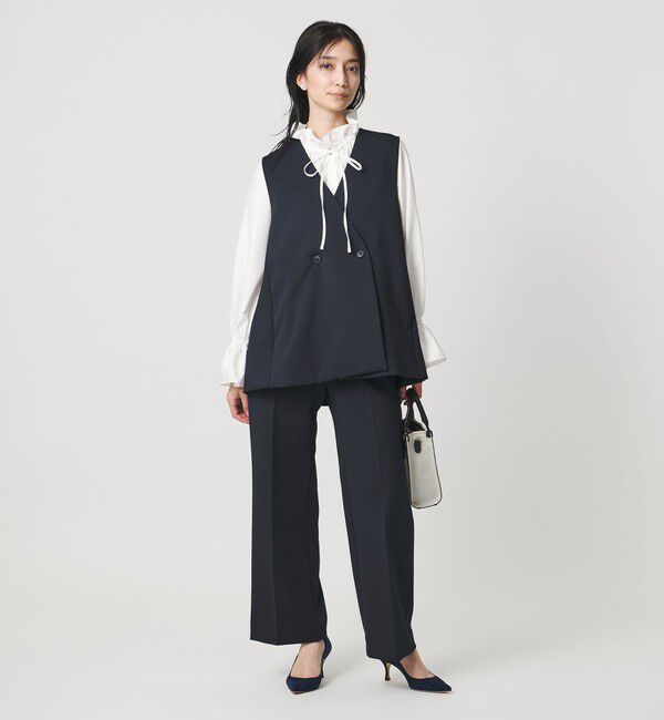 UNITED ARROWS「SPONGY バックフレア ベスト」|ベスト・ジレ|