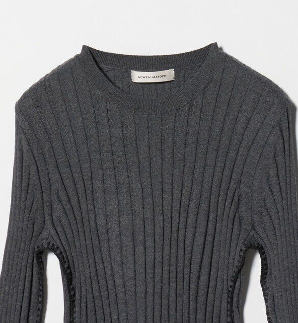 AEWEN MATOPH「＜AEWEN MATOPH＞リブハンドステッチニット」|ニット・セーター|