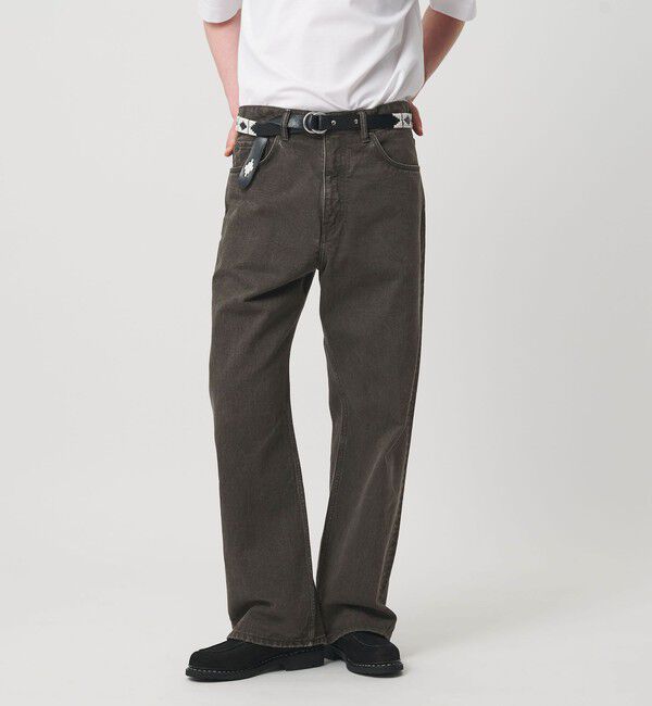 UNITED ARROWS「ロープ染めカラーデニム バギー5ポケット」|デニム|