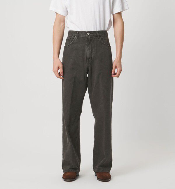 UNITED ARROWS「ロープ染めカラーデニム バギー5ポケット」|デニム|