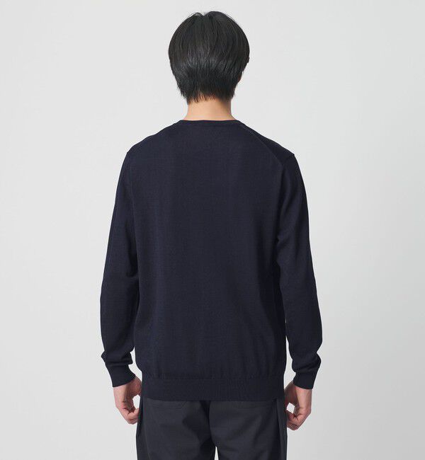 UNITED ARROWS「コットン ハイゲージ クルーネック ニット」|ニット・セーター|