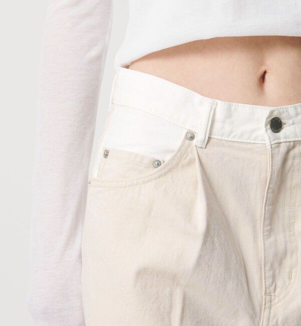 AEWEN MATOPH「＜AEWEN MATOPH＞カラータックデニムパンツ」|デニム|