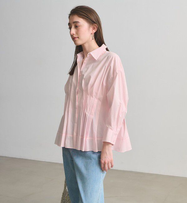 UNITED ARROWS「ピンタック シャツブラウス」|シャツ・ブラウス|