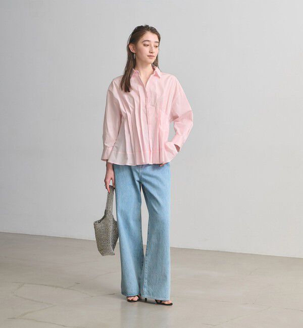 UNITED ARROWS「ピンタック シャツブラウス」|シャツ・ブラウス|