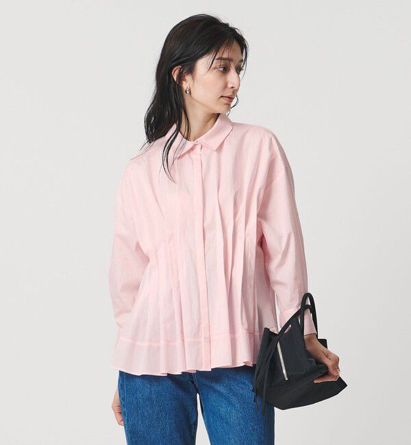 UNITED ARROWS「ピンタック シャツブラウス」|シャツ・ブラウス|