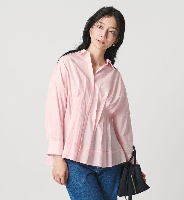 UNITED ARROWS「ピンタック シャツブラウス」|シャツ・ブラウス|
