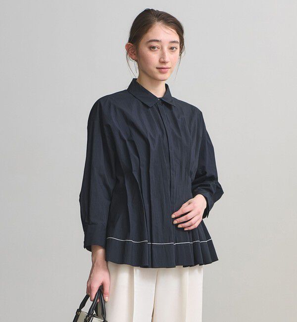 UNITED ARROWS「ピンタック シャツブラウス」|シャツ・ブラウス|
