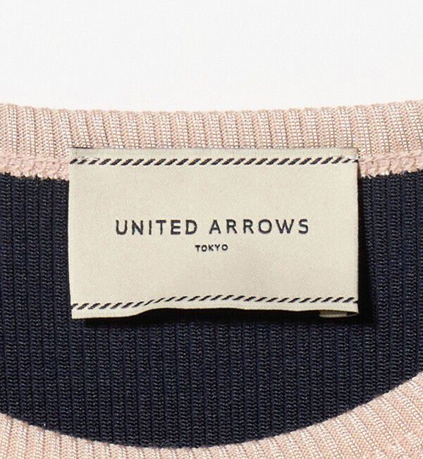 UNITED ARROWS「リブ バイカラーパイピング Tシャツ」|Tシャツ・カットソー|