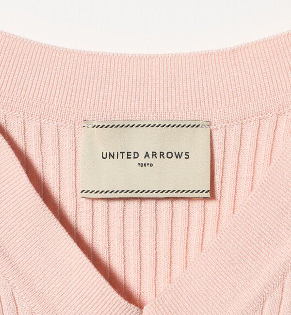UNITED ARROWS「リブ Vネック ニット ‐ウォッシャブル‐」|ニット・セーター|