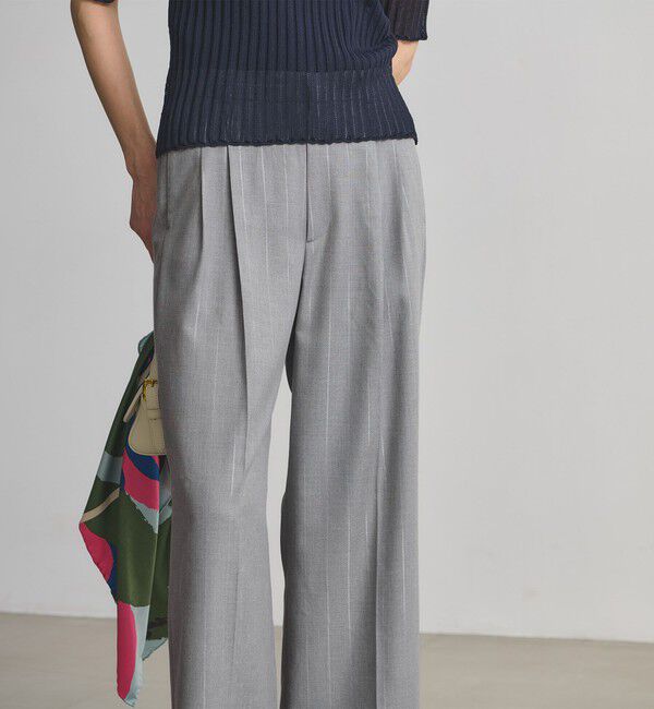 UNITED ARROWS「2タック ストレート ワイド パンツ」|スラックス|