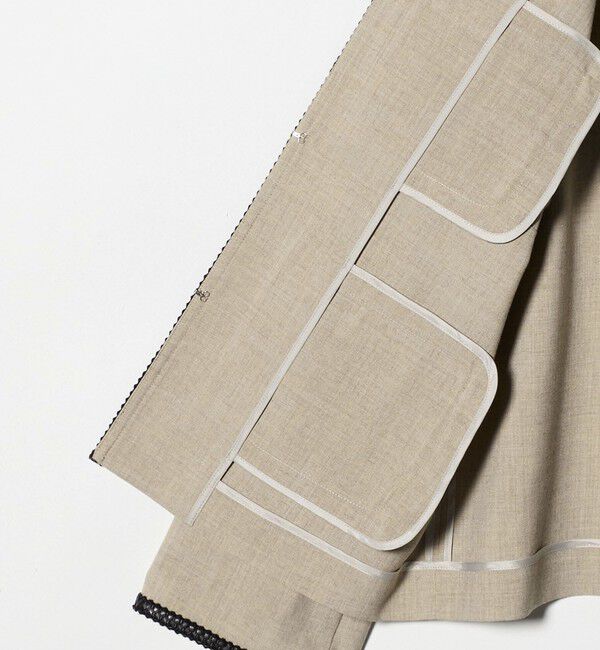 UNITED ARROWS「Spiree ASAMI ノーカラー ジャケット」|ノーカラージャケット|