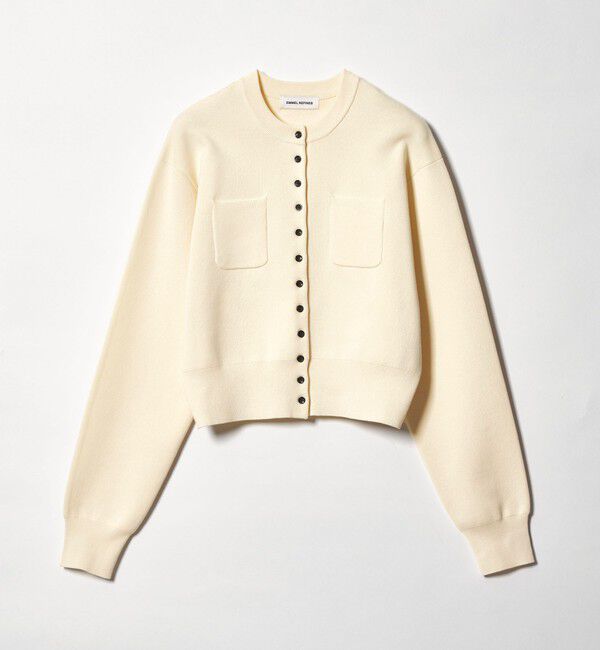 EMMEL REFINES「＜EMMEL REFINES＞EM HW スウェットライク ポケットツキ カーディガン」|カーディガン|