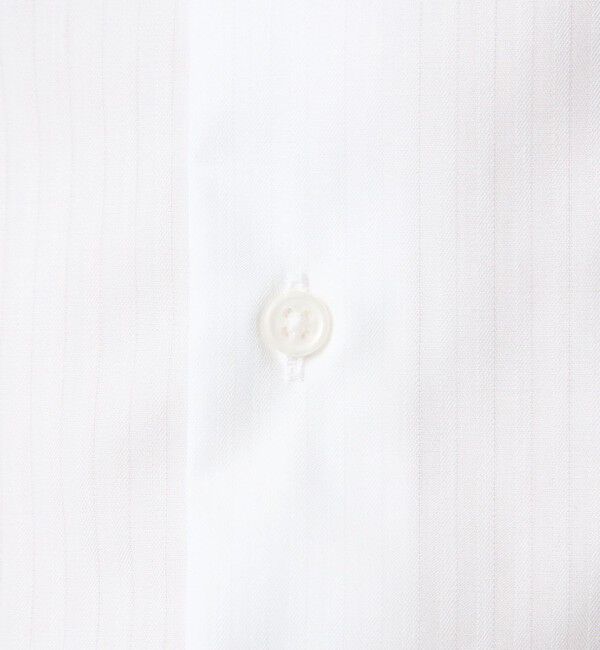 UNITED ARROWS green label relaxing「コットン シャドーストライプ クレリック ワイドカラー ドレスシャツ -イージーアイロン-」|シャツ・ブラウス|