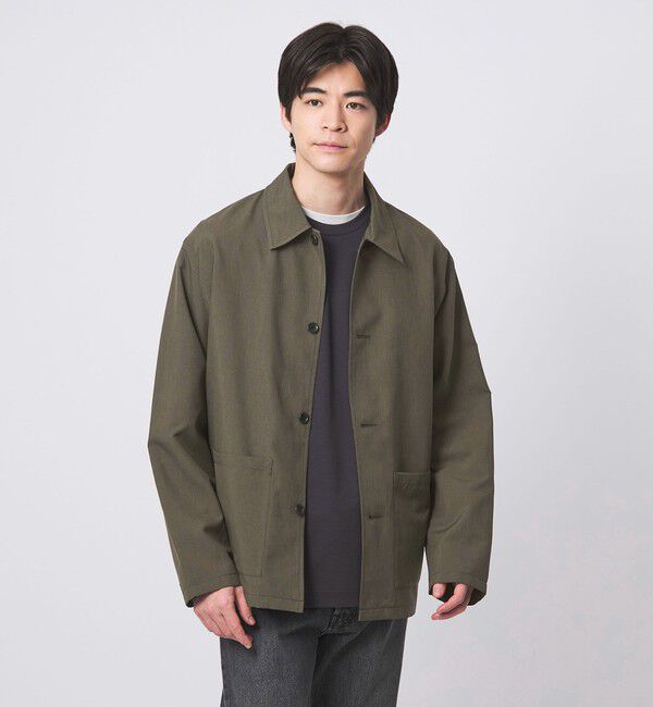 UNITED ARROWS green label relaxing「【WEB限定】ドライポリエステル カバーオール -吸水速乾-」|ブルゾン・スタジャン|OLIVE