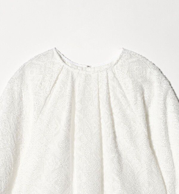 UNITED ARROWS green label relaxing「カットジャガード ブラウス」|シャツ・ブラウス|