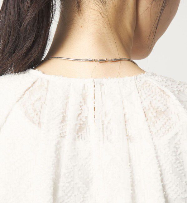 UNITED ARROWS green label relaxing「カットジャガード ブラウス」|シャツ・ブラウス|