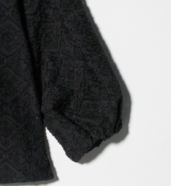 UNITED ARROWS green label relaxing「カットジャガード ブラウス」|シャツ・ブラウス|