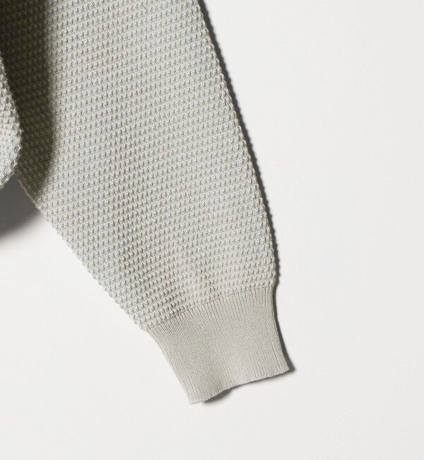 UNITED ARROWS green label relaxing「コットン リバー カノコ クルーネック ニット」|ニット・セーター|